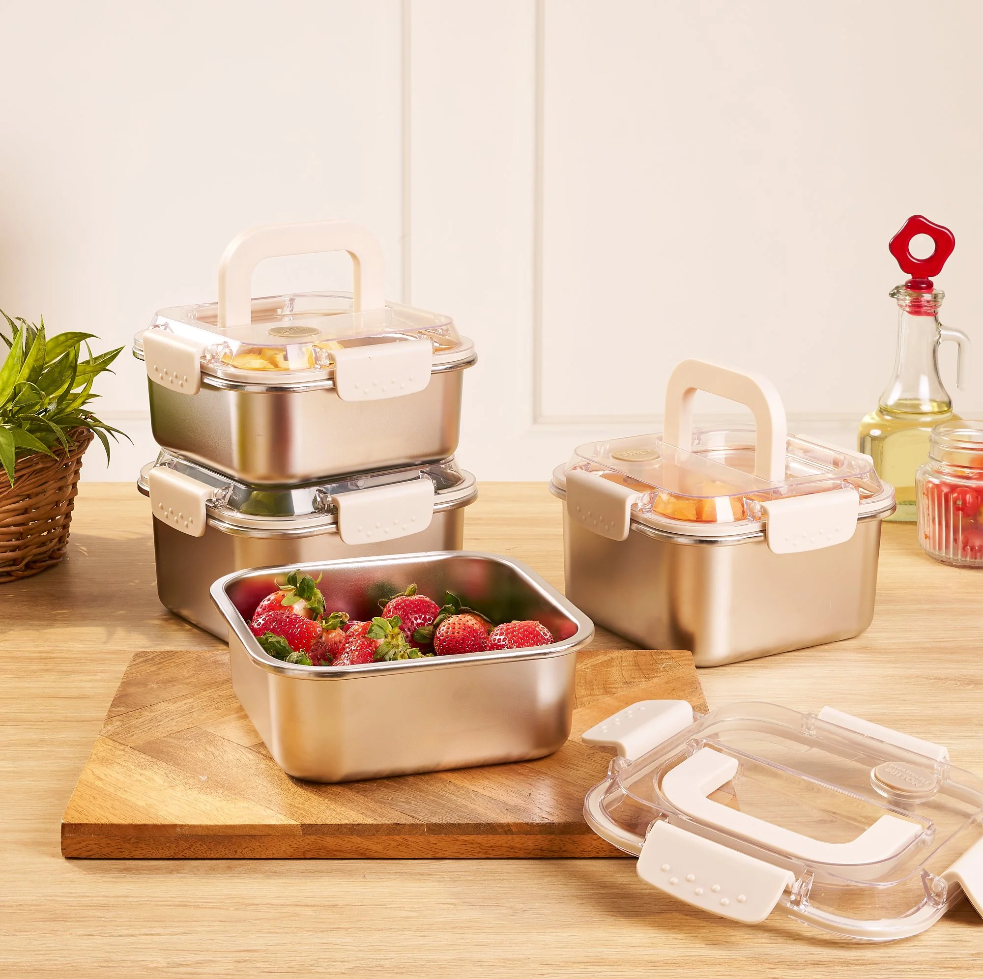 Fresh Lock  Flat Bottom Meal Lunch Box