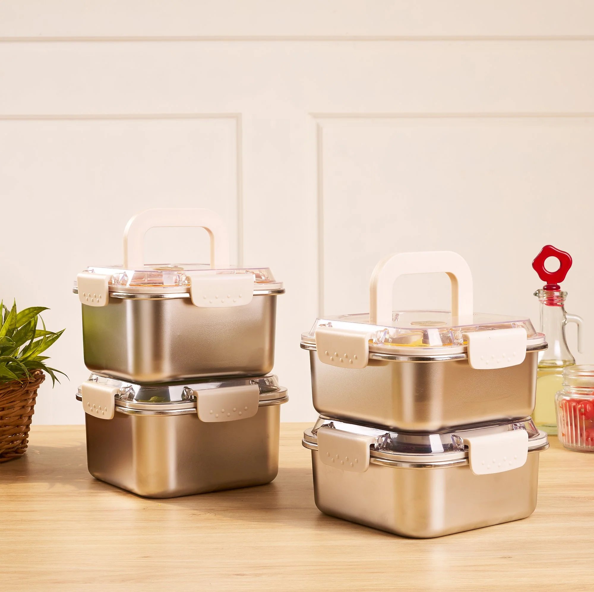 Fresh Lock  Flat Bottom Meal Lunch Box - Image 2