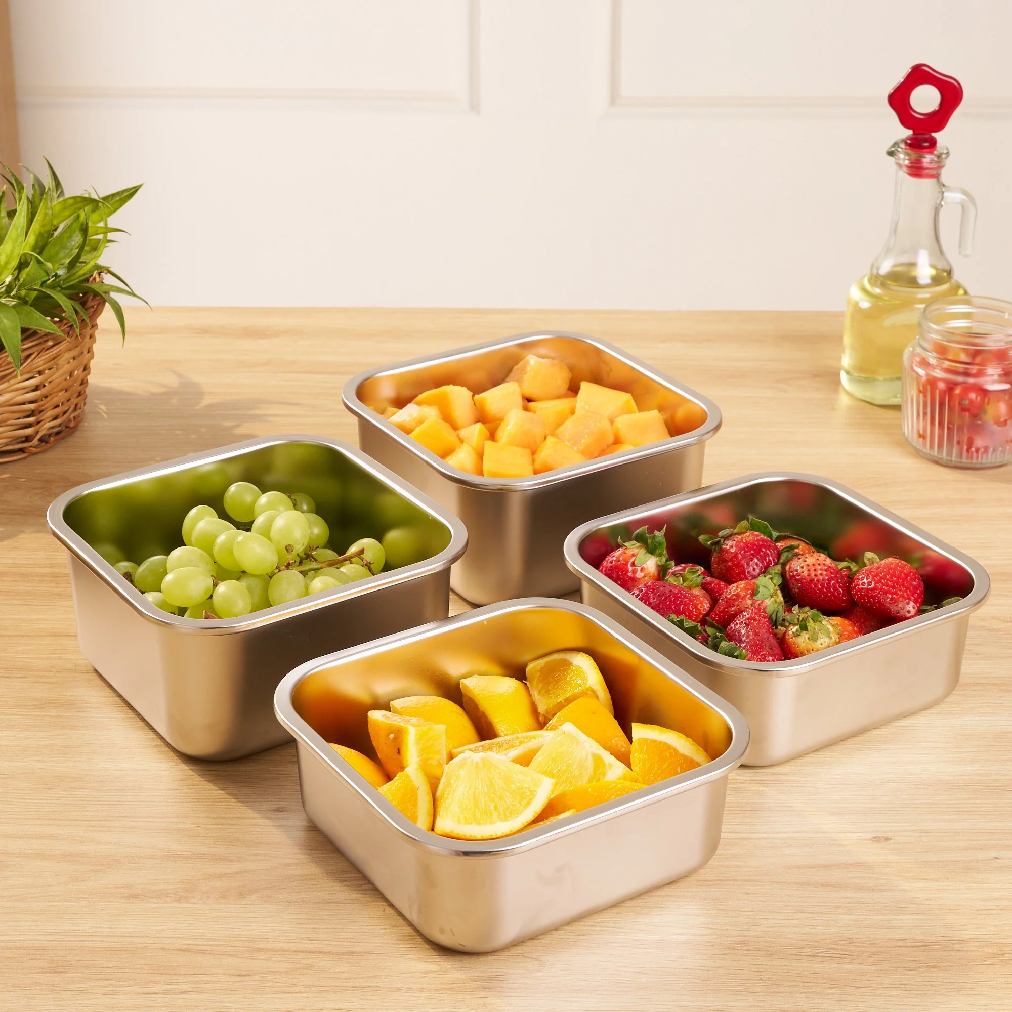 Fresh Lock  Flat Bottom Meal Lunch Box - Image 3