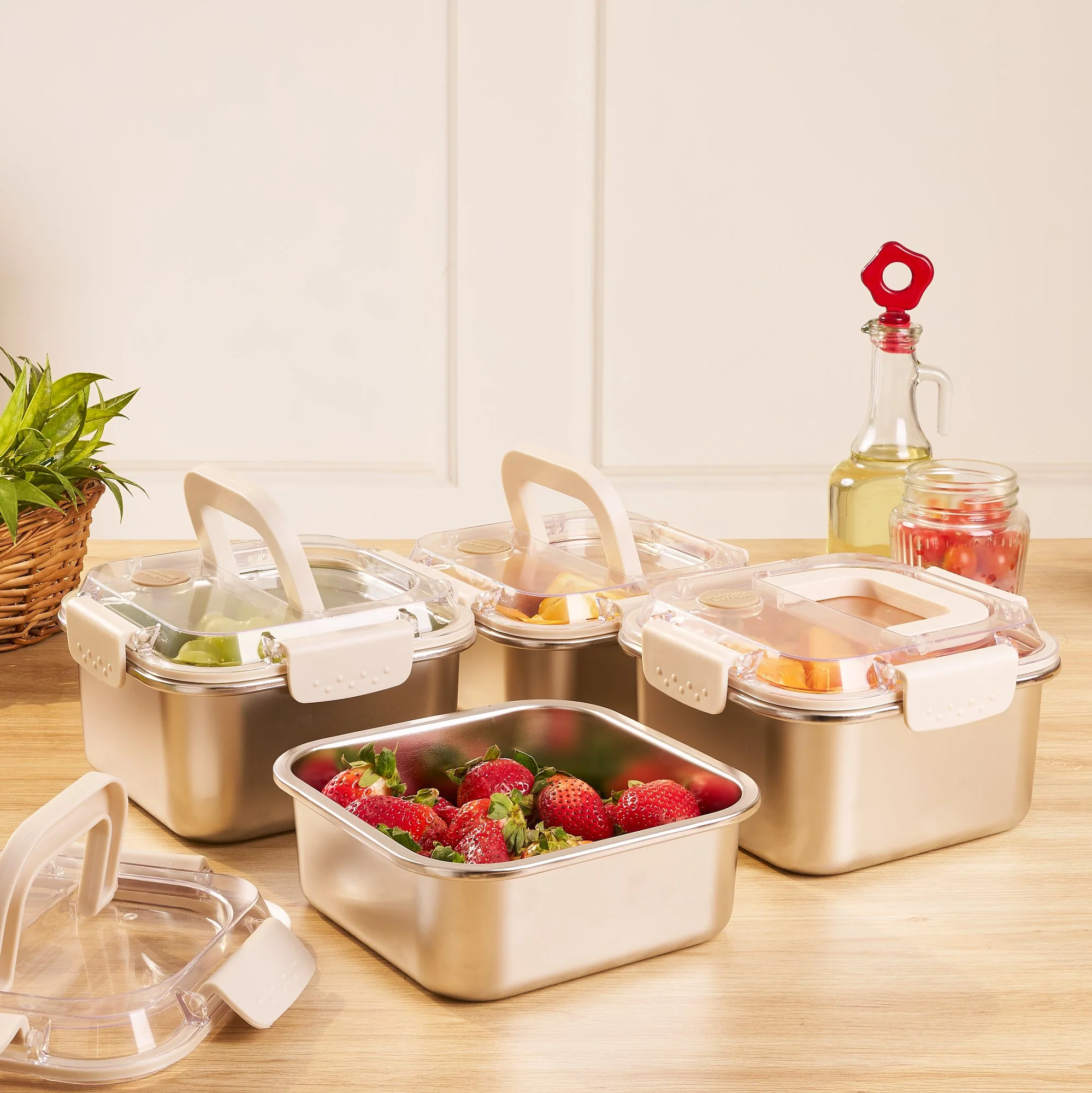 Fresh Lock  Flat Bottom Meal Lunch Box - Image 4