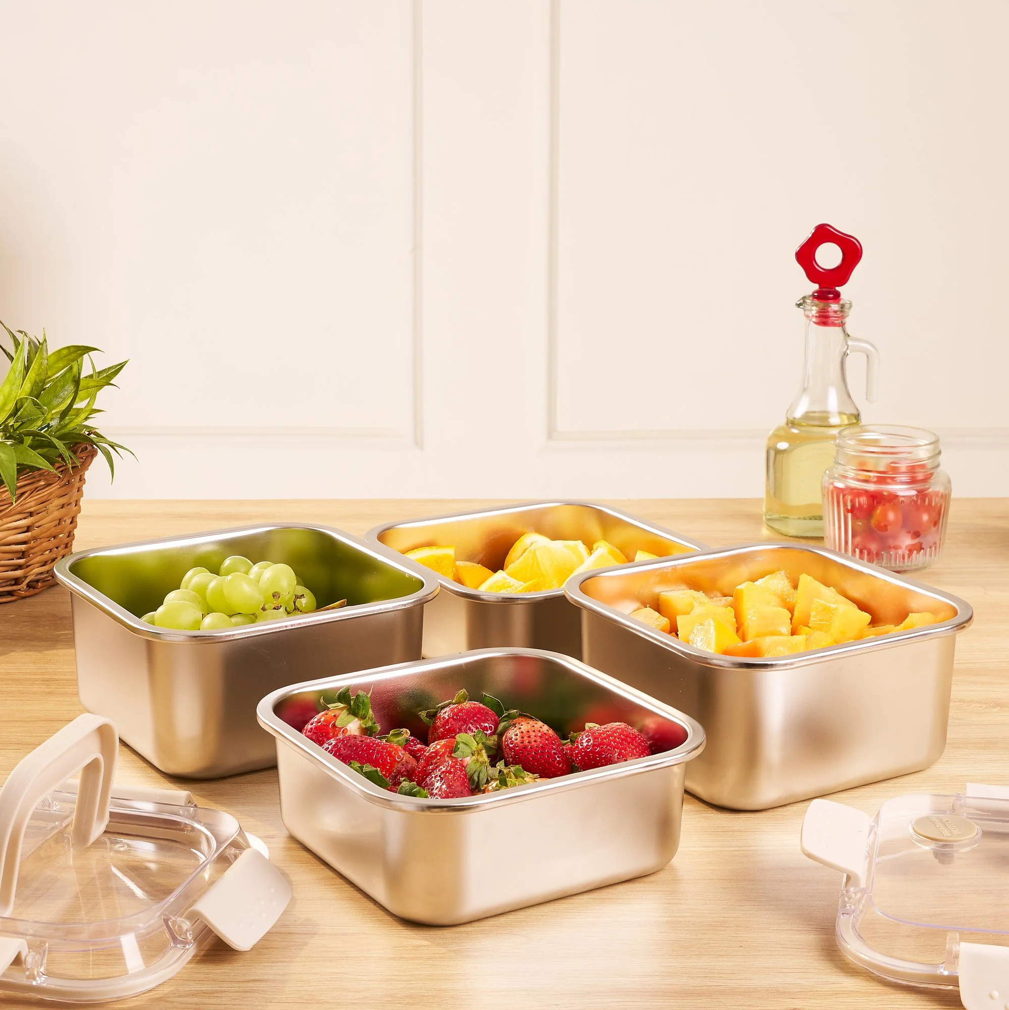 Fresh Lock  Flat Bottom Meal Lunch Box - Image 6