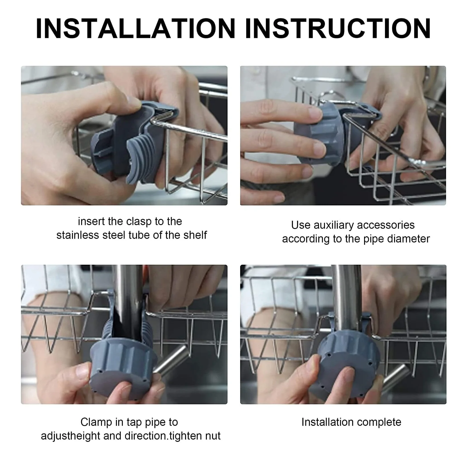 Gold Dual-Compartment Kitchen & Bathroom Caddy(30cm) - Image 7
