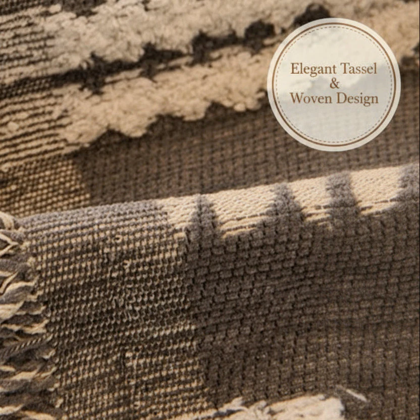 Grey Elegance Chenille Sofa Cover : [EM-SC-47] - Image 2