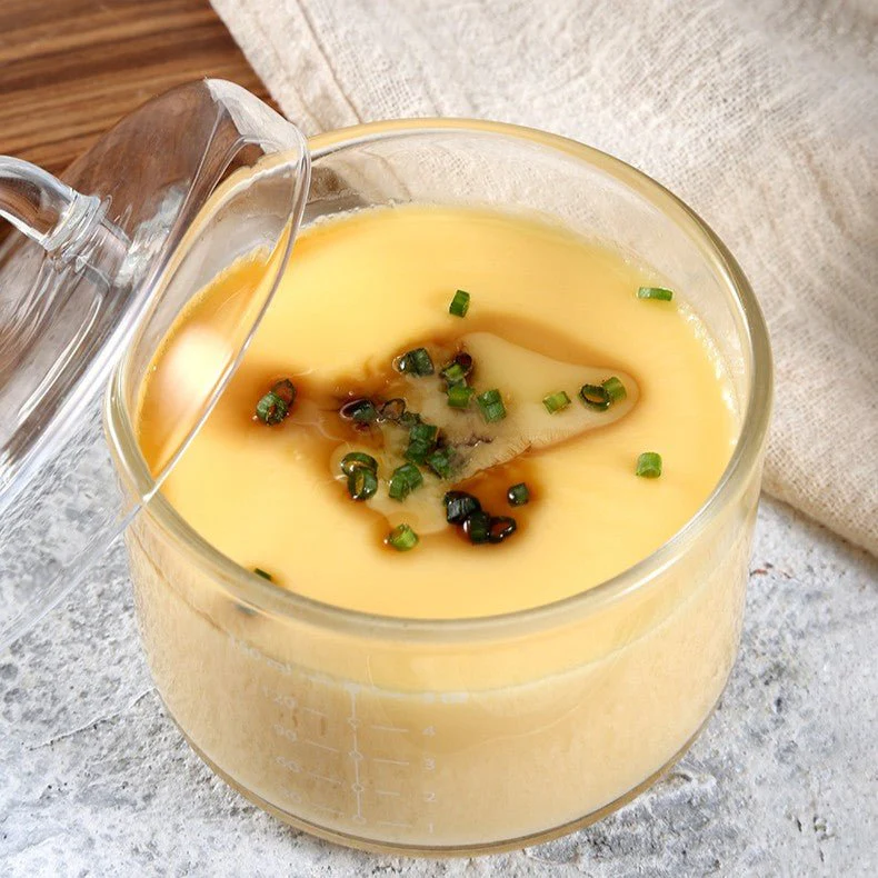 Heat-Resistant Glass Custard Bowl with Lid (150ml) - Image 3