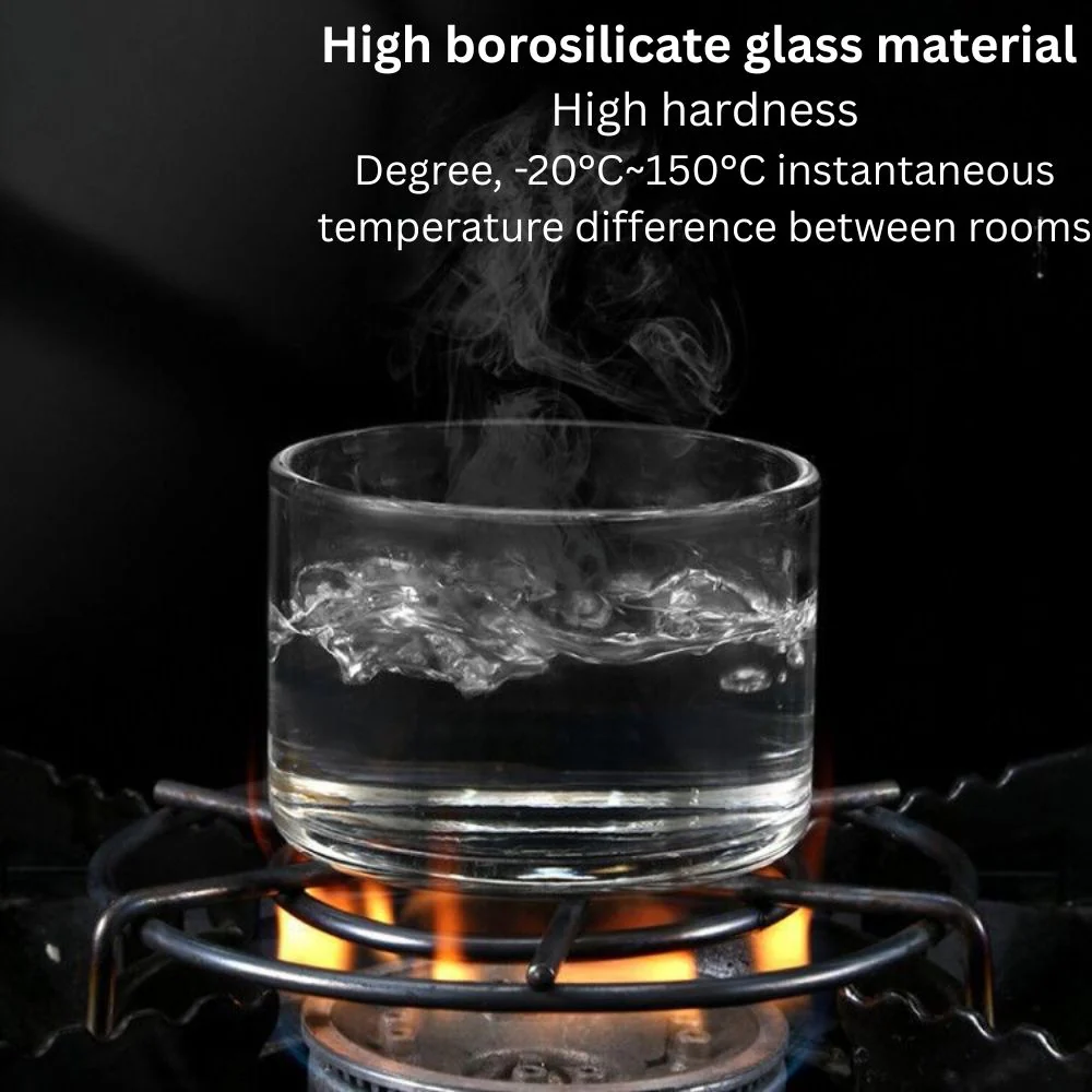 Heat-Resistant Glass Custard Bowl with Lid (150ml) - Image 6