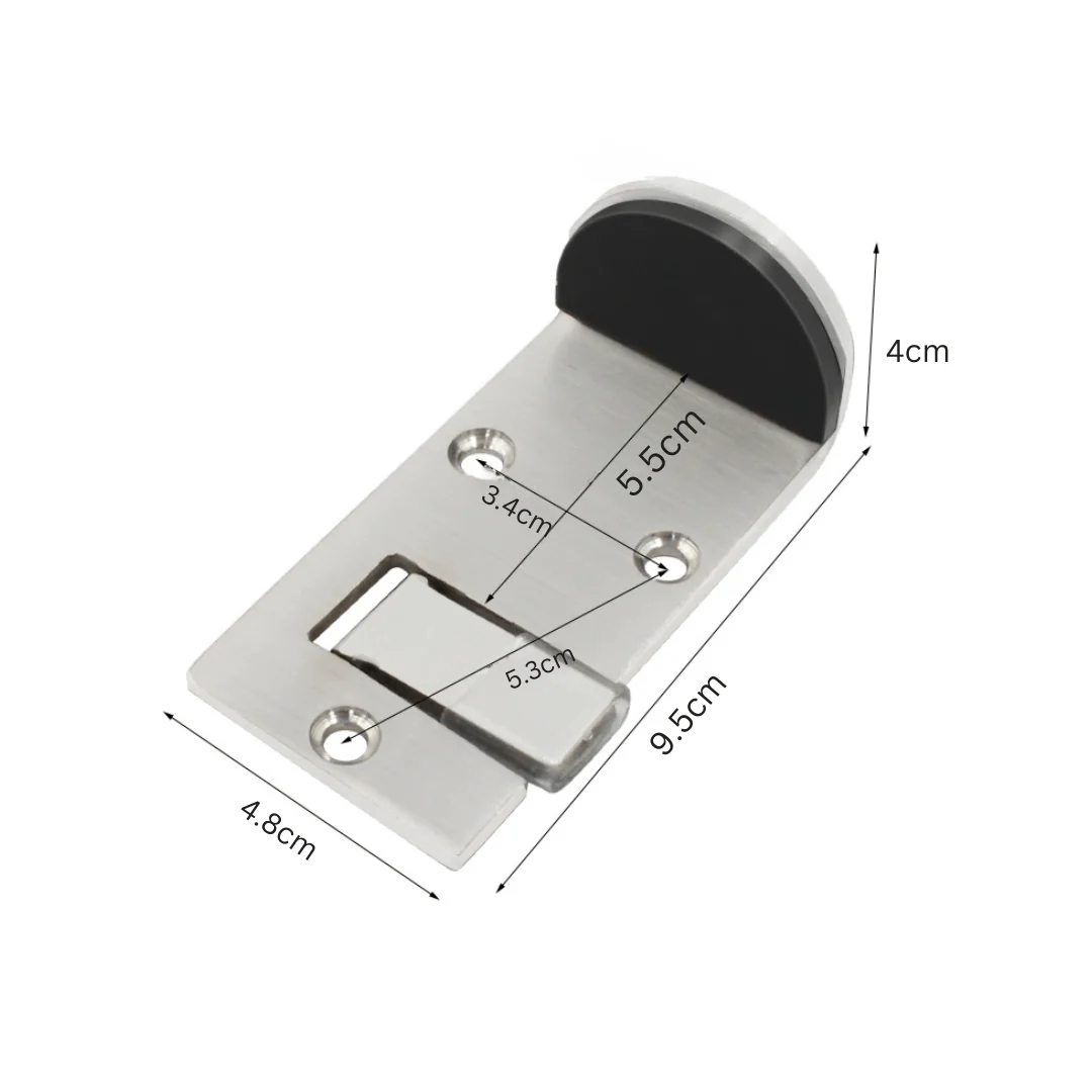 Heavy Duty Stainless Steel Hidden Door Stopper - Image 6