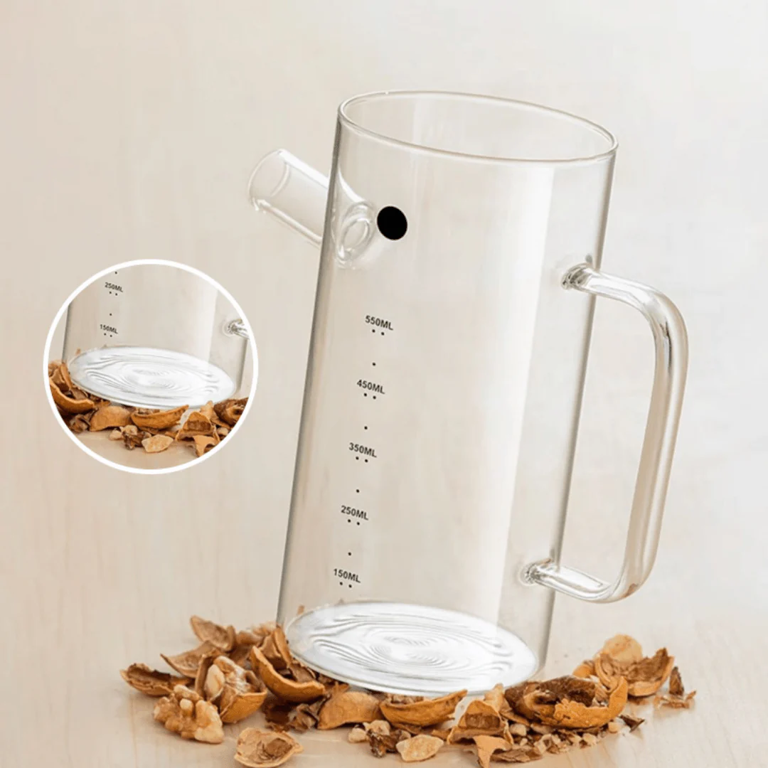 High Borosilicate Glass Oil Bottle with Leakproof Spout (750ml) - Image 4