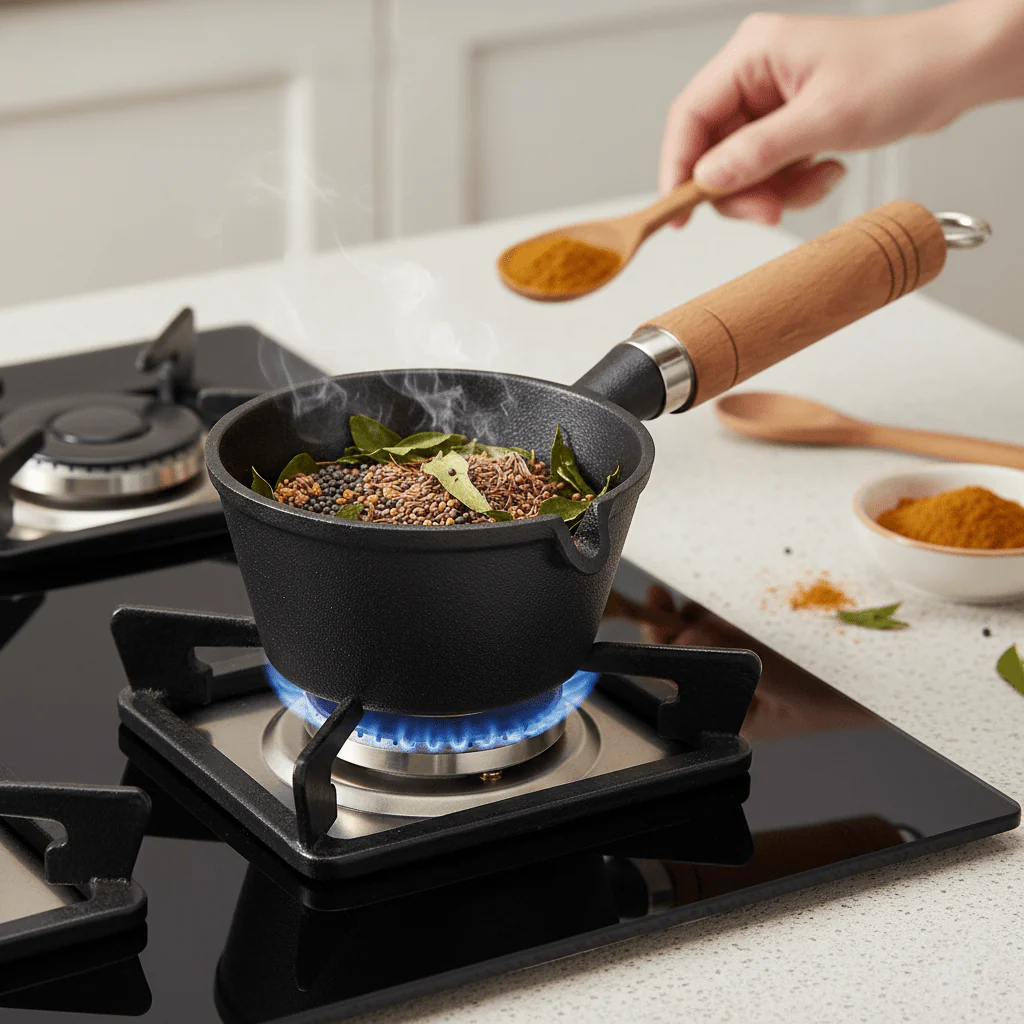 Iron-Grip Compact Tadka Pan - Image 6