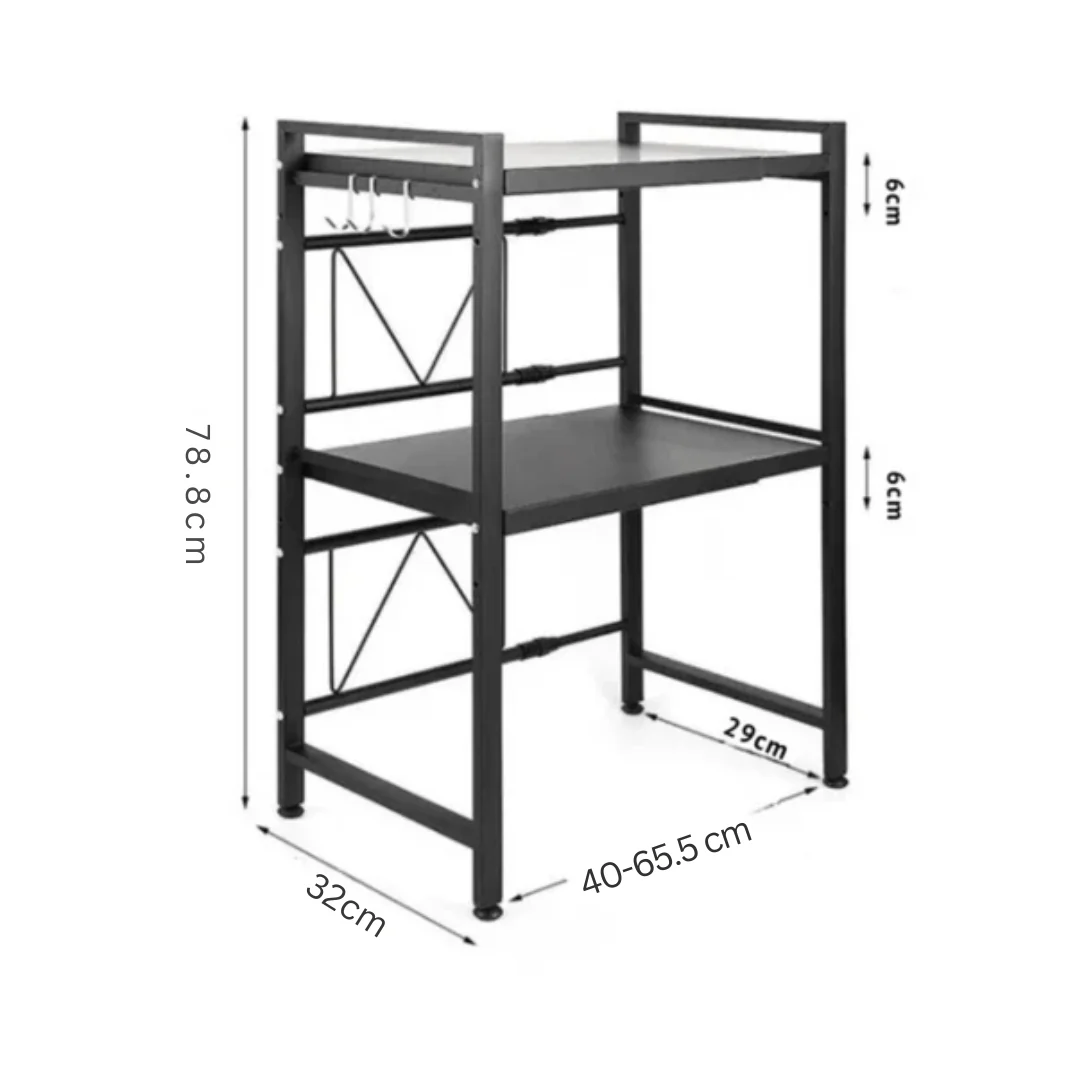 Kitchen Adjustable Standing Shelving Rack - Image 10