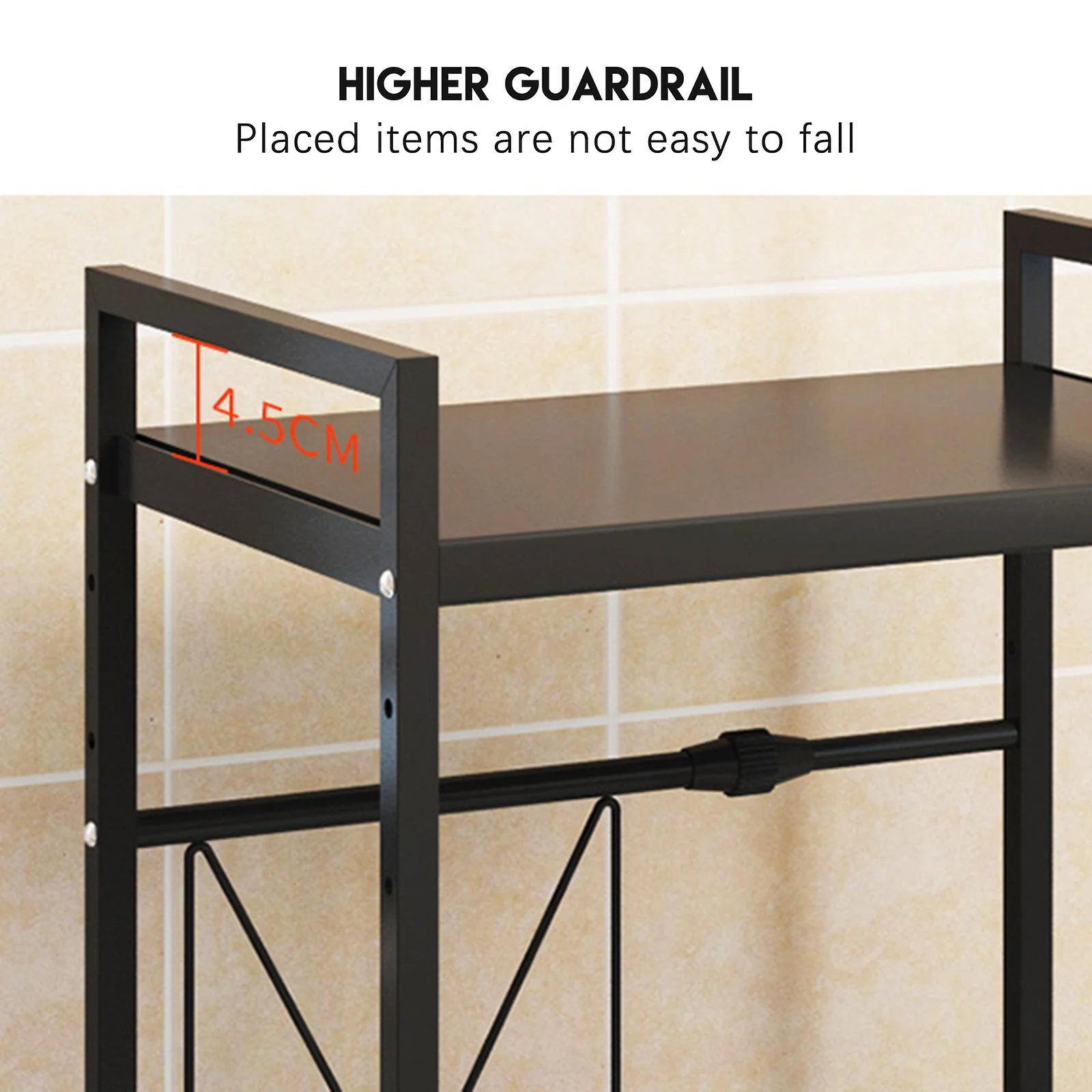Kitchen Adjustable Standing Shelving Rack - Image 3