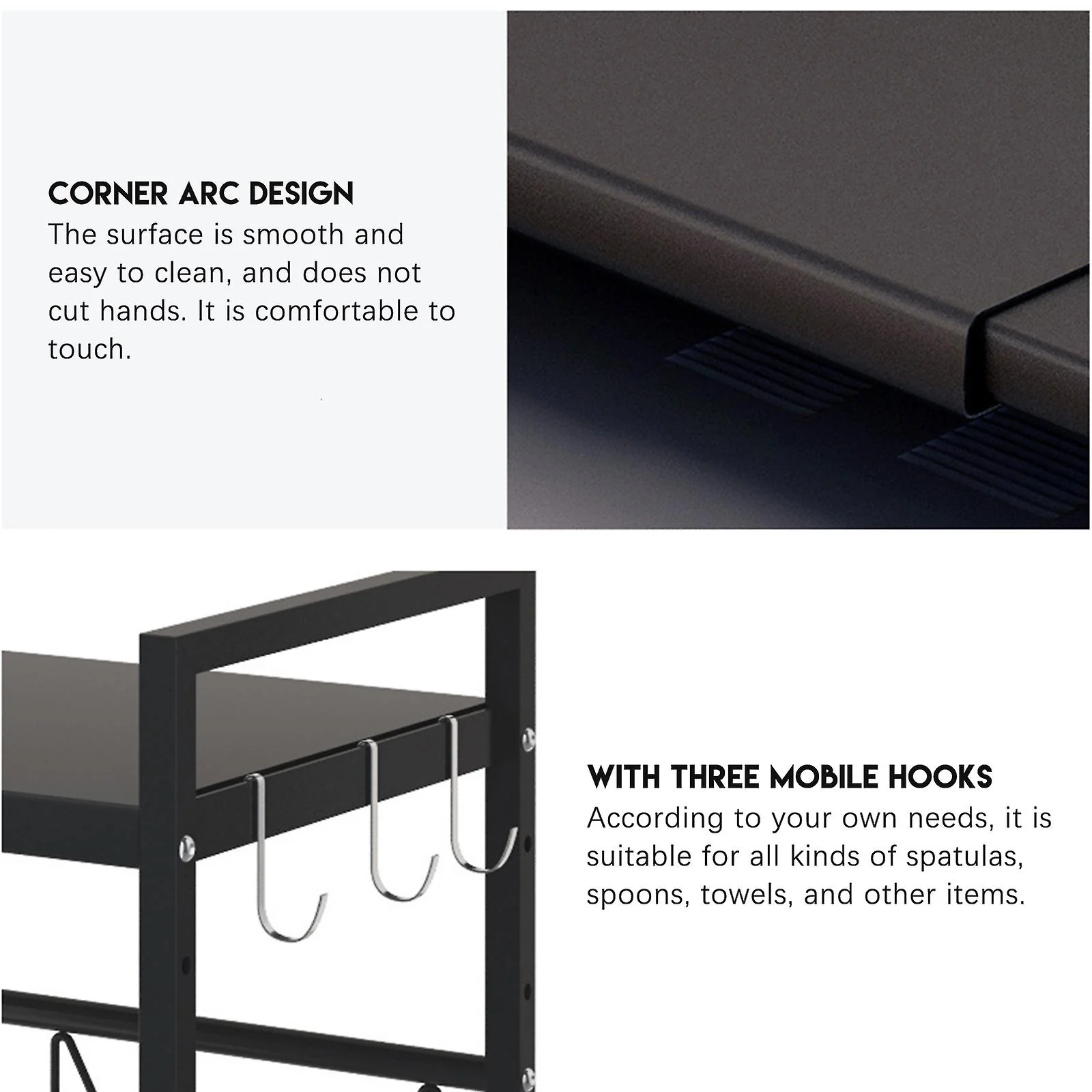 Kitchen Adjustable Standing Shelving Rack - Image 4