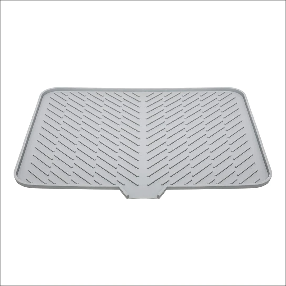 Kitchen Countertop Drying Mat with Drain Lip - Image 4