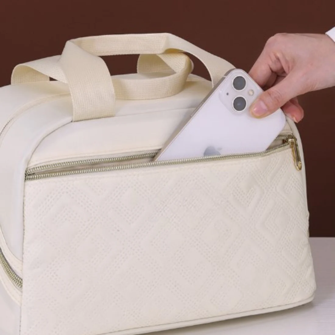 Large Capacity Insulated Lunch Box Handbag - Image 6