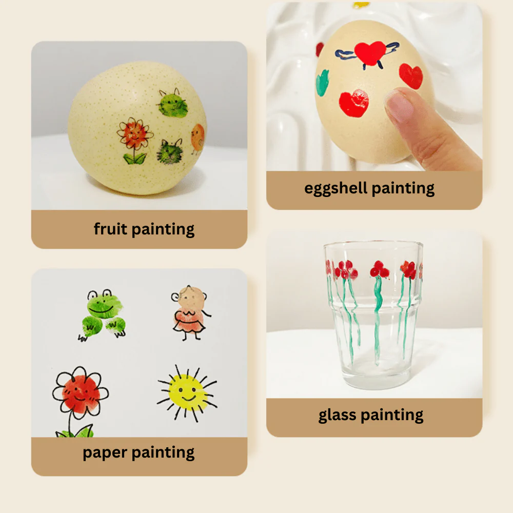 Lightweight Kids Fingerprint Activities Paint Book - Image 5