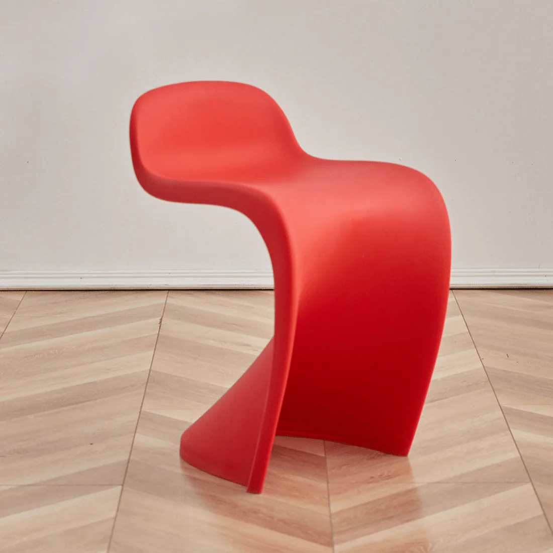 Lightweight Stackable Plastic Chair with Backrest - Image 5