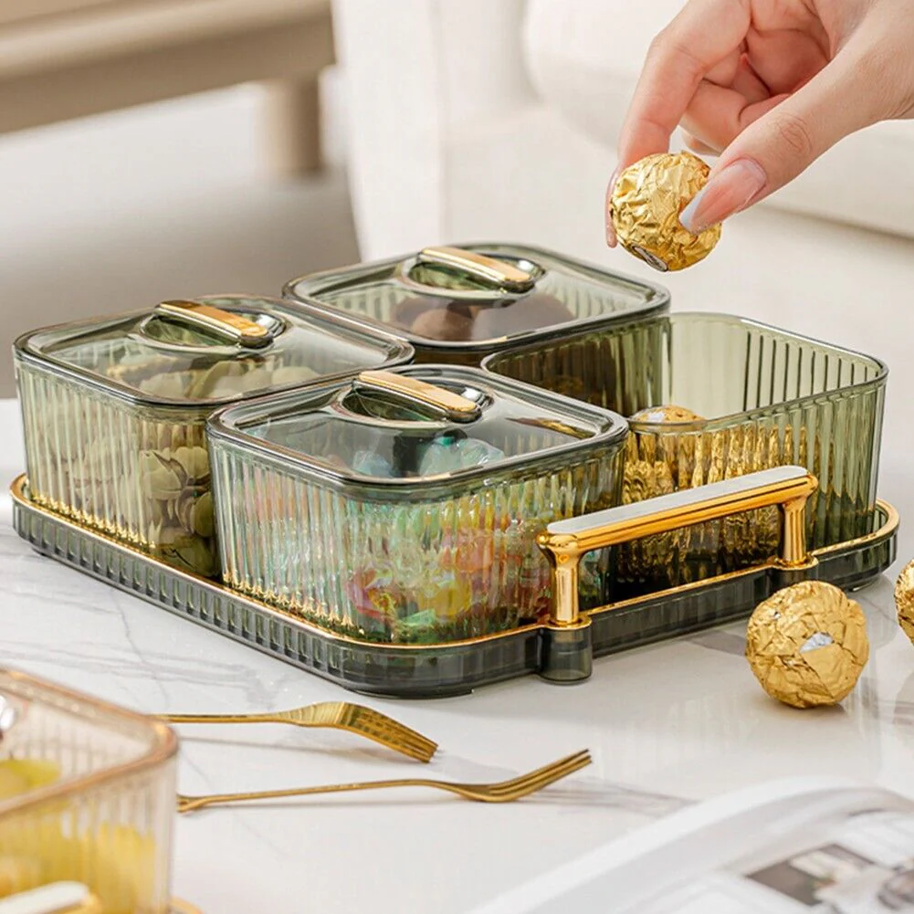 Luxury Serving Tray With Bowls - Image 11