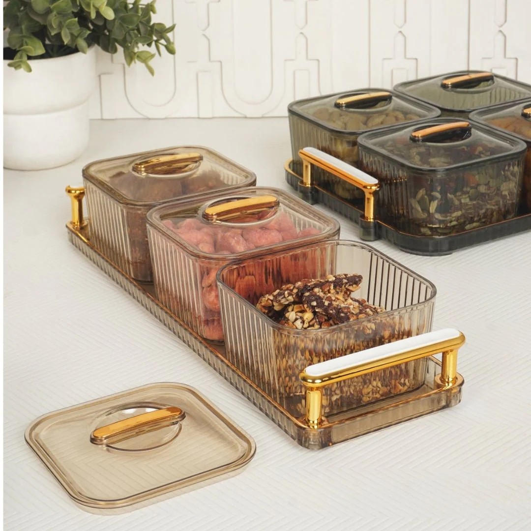 Luxury Serving Tray With Bowls - Image 3