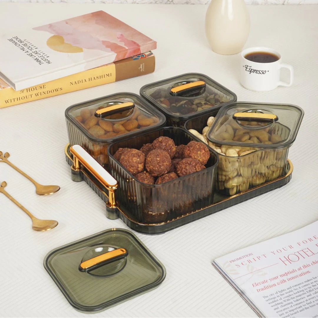 Luxury Serving Tray With Bowls - Image 5