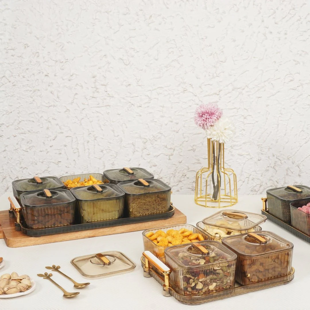 Luxury Serving Tray With Bowls - Image 6