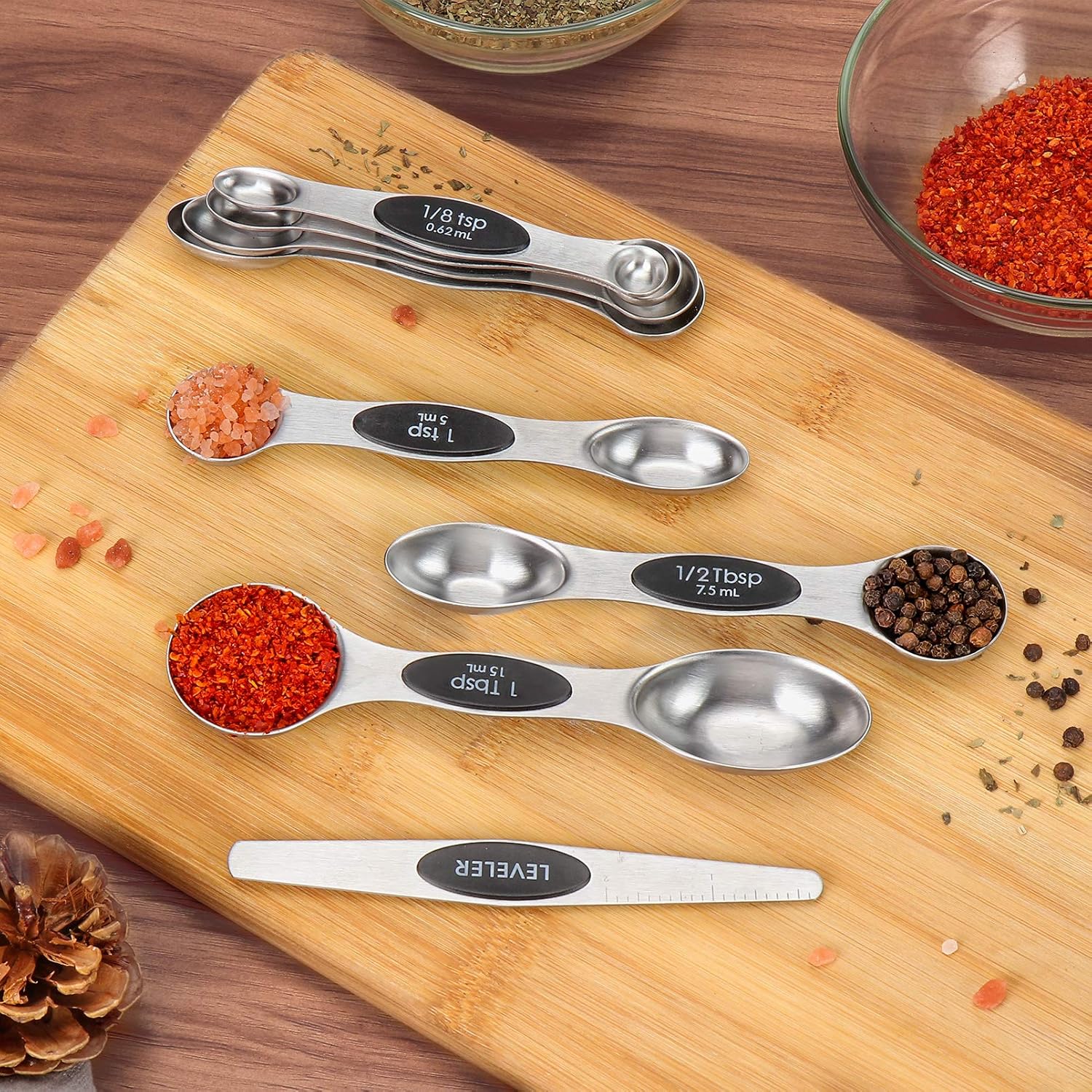 Magnetic Nest Measuring Spoon Set - Image 4