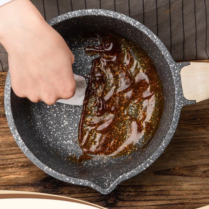 Maifan Stone Non-Stick Pot (Black-18cm) - Image 9
