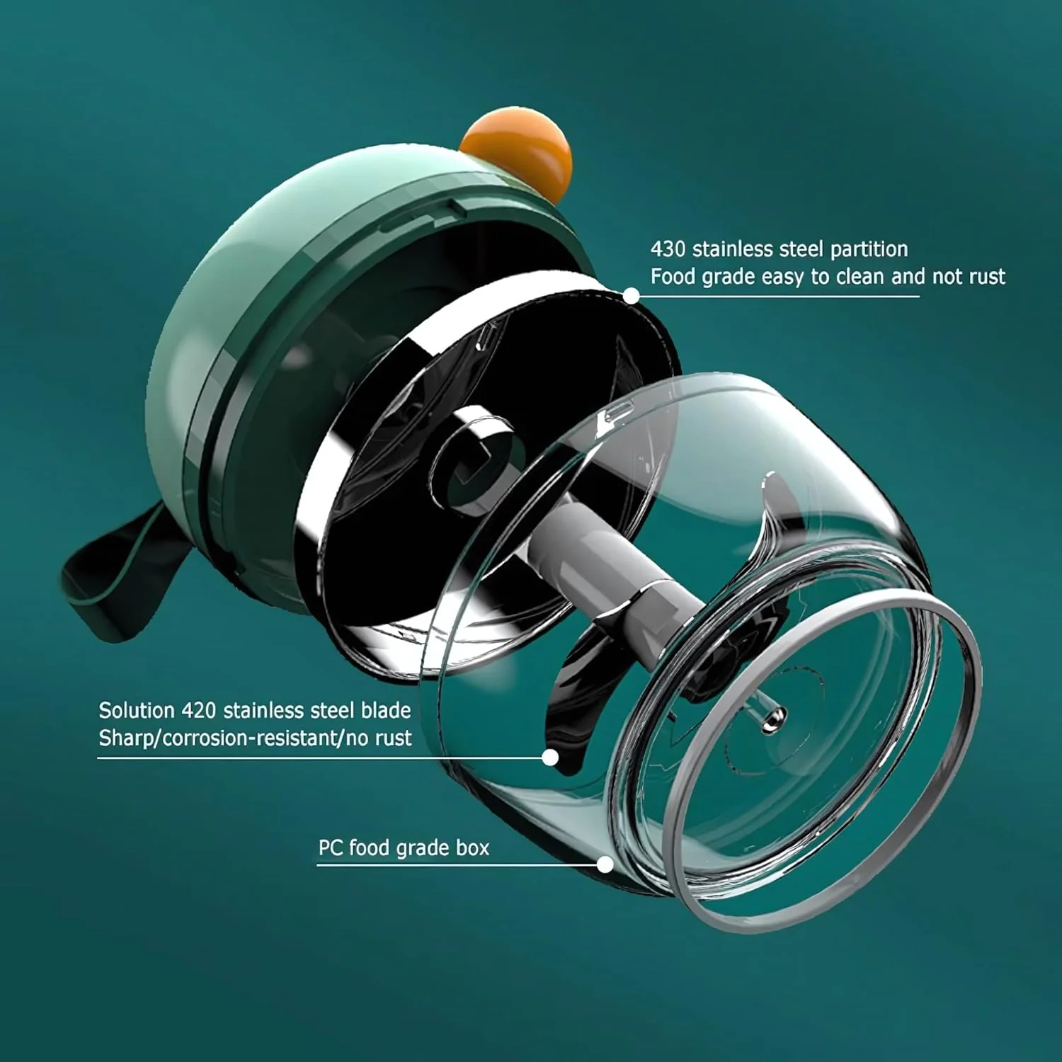 Manual Hand Mini Veggie Cutter - Image 3
