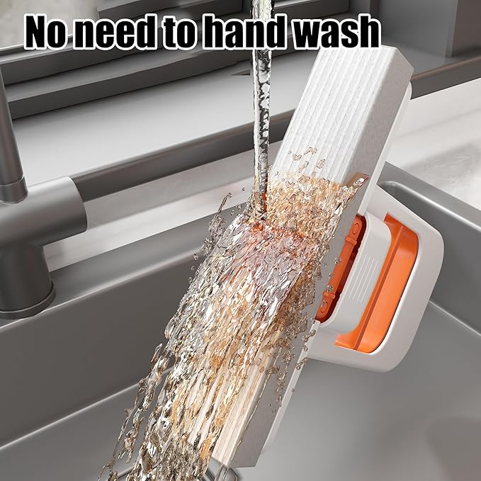 Mini Foldable Sponge Mop for Wet & Dry Cleaning - Image 5