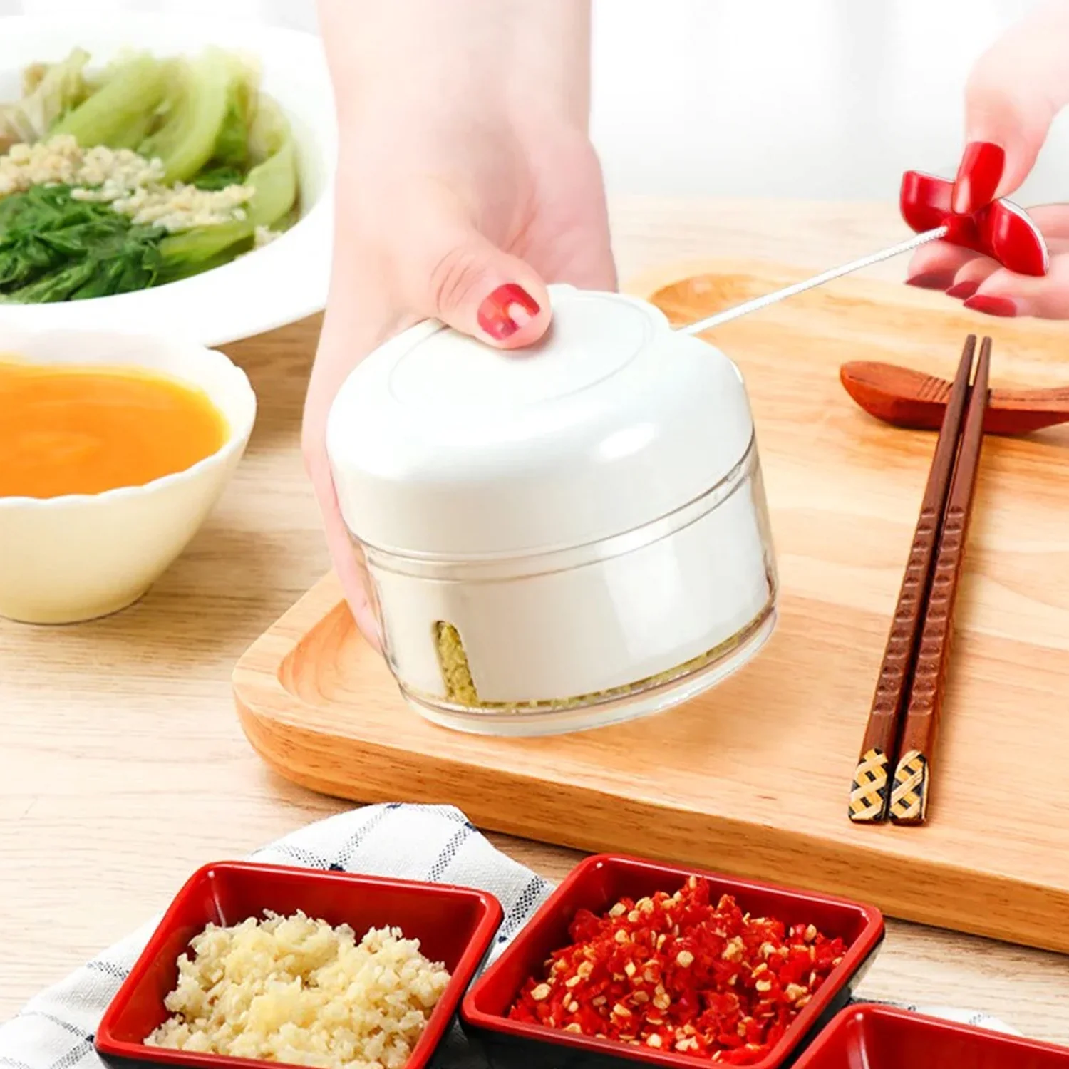 Mini Handy Pro Garlic Chopper - Image 2