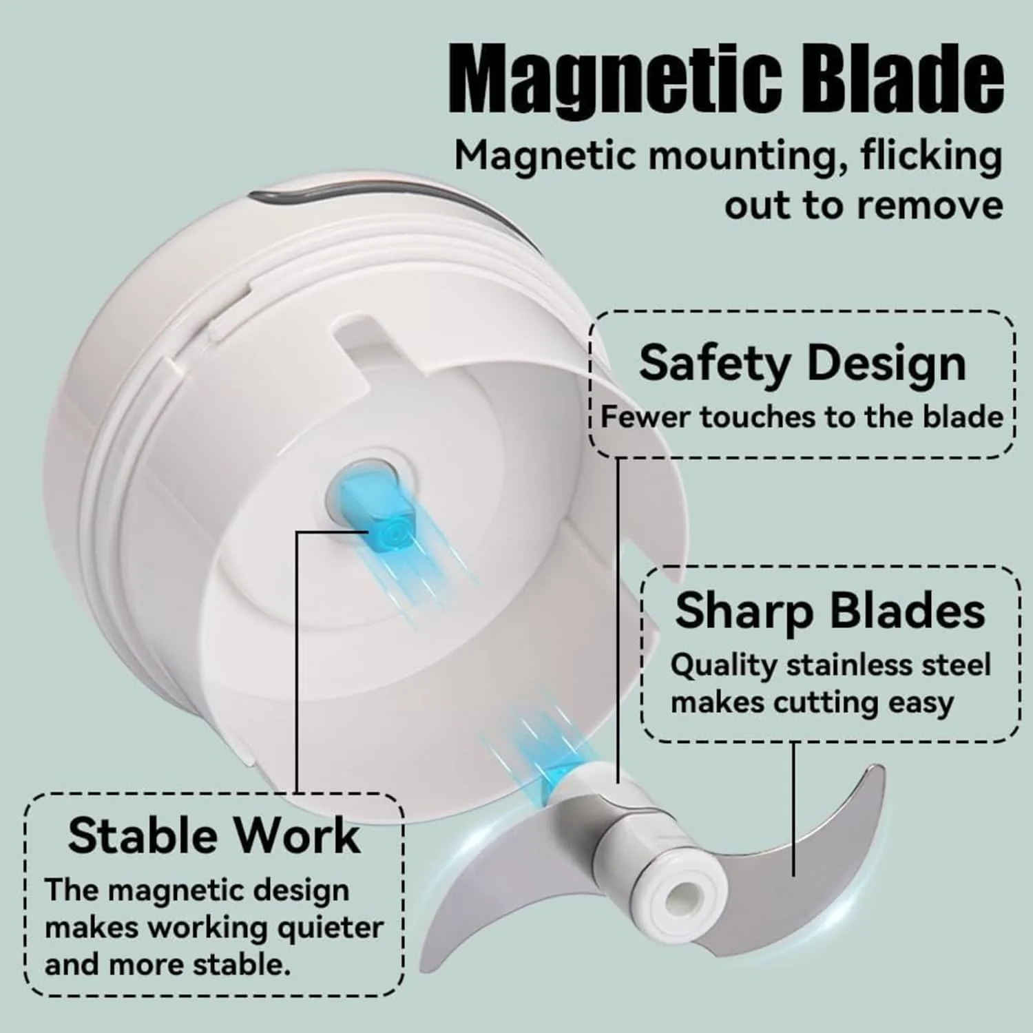 Mini Handy Pro Garlic Chopper - Image 6
