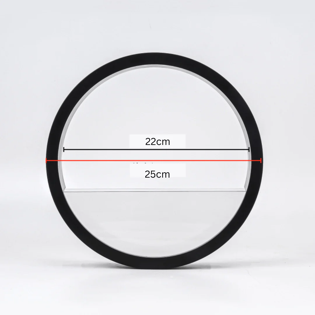 Modern Round Wall Mounted Planter for Hydroponic Plants(25cm) - Image 6