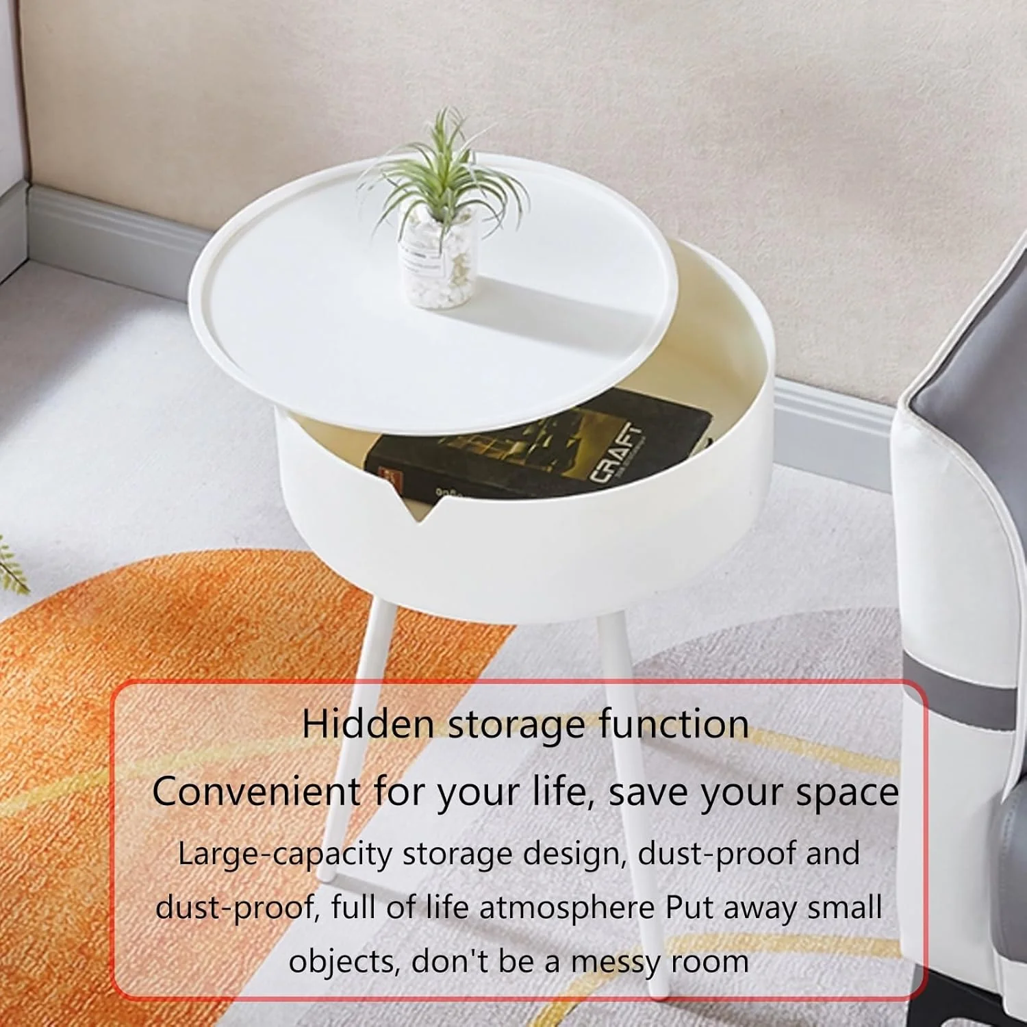 Modern Simple & Stylish Storage Table - Image 3