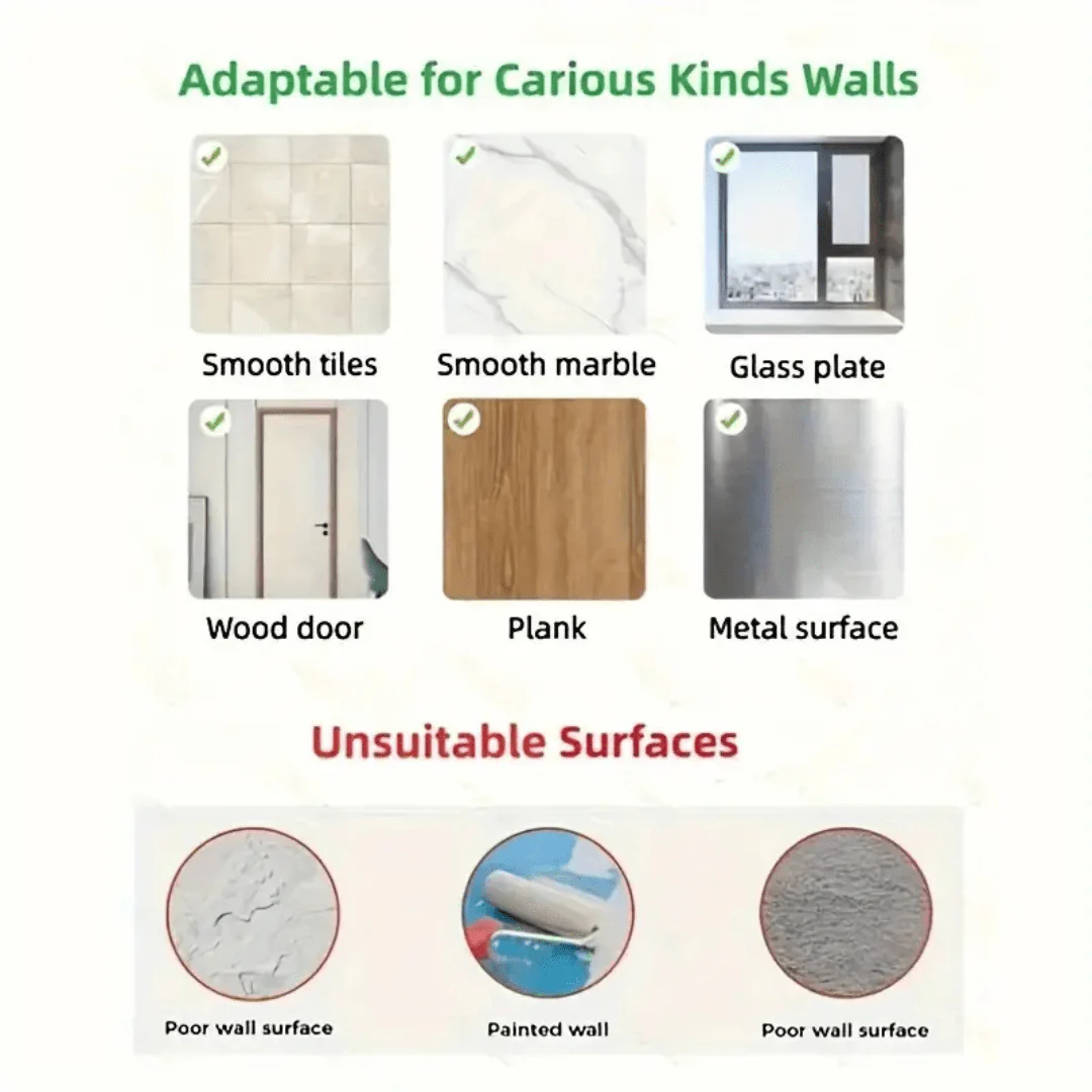 Modern Wall-Mount Bathroom Organizer Shelf - Image 6