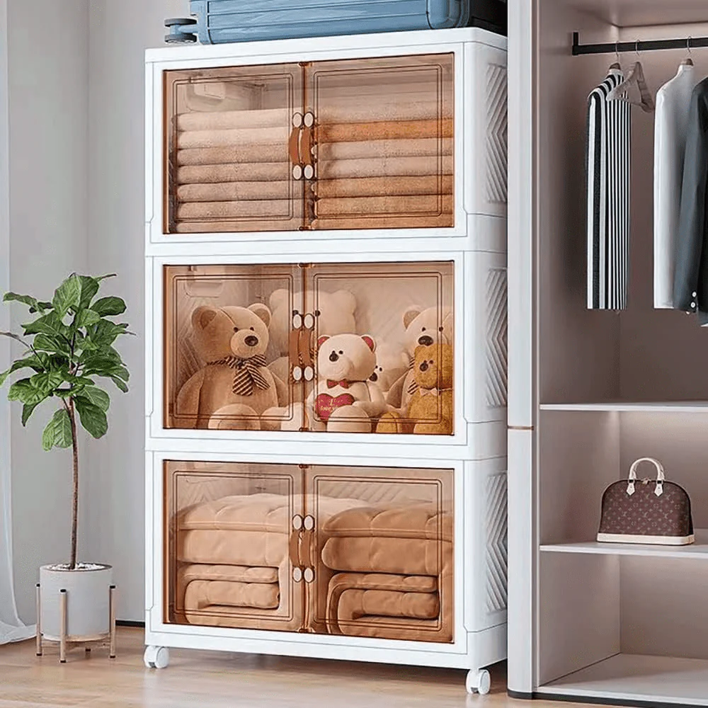 Modular Stackable Wardrobe Storage Cabinet - Image 6