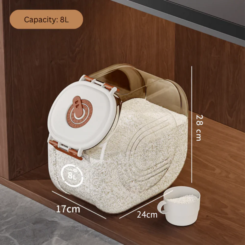 Moisture-Proof Airtight Container with Silicone Seal & Timer Dial - Image 6