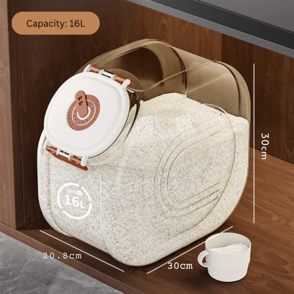 Moisture-Proof Airtight Container with Silicone Seal & Timer Dial - Image 7