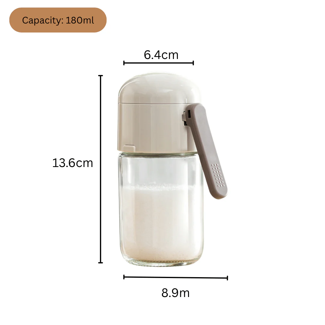 Moisture-Proof Glass Seasoning Shaker Dispenser(180ml) - Image 6