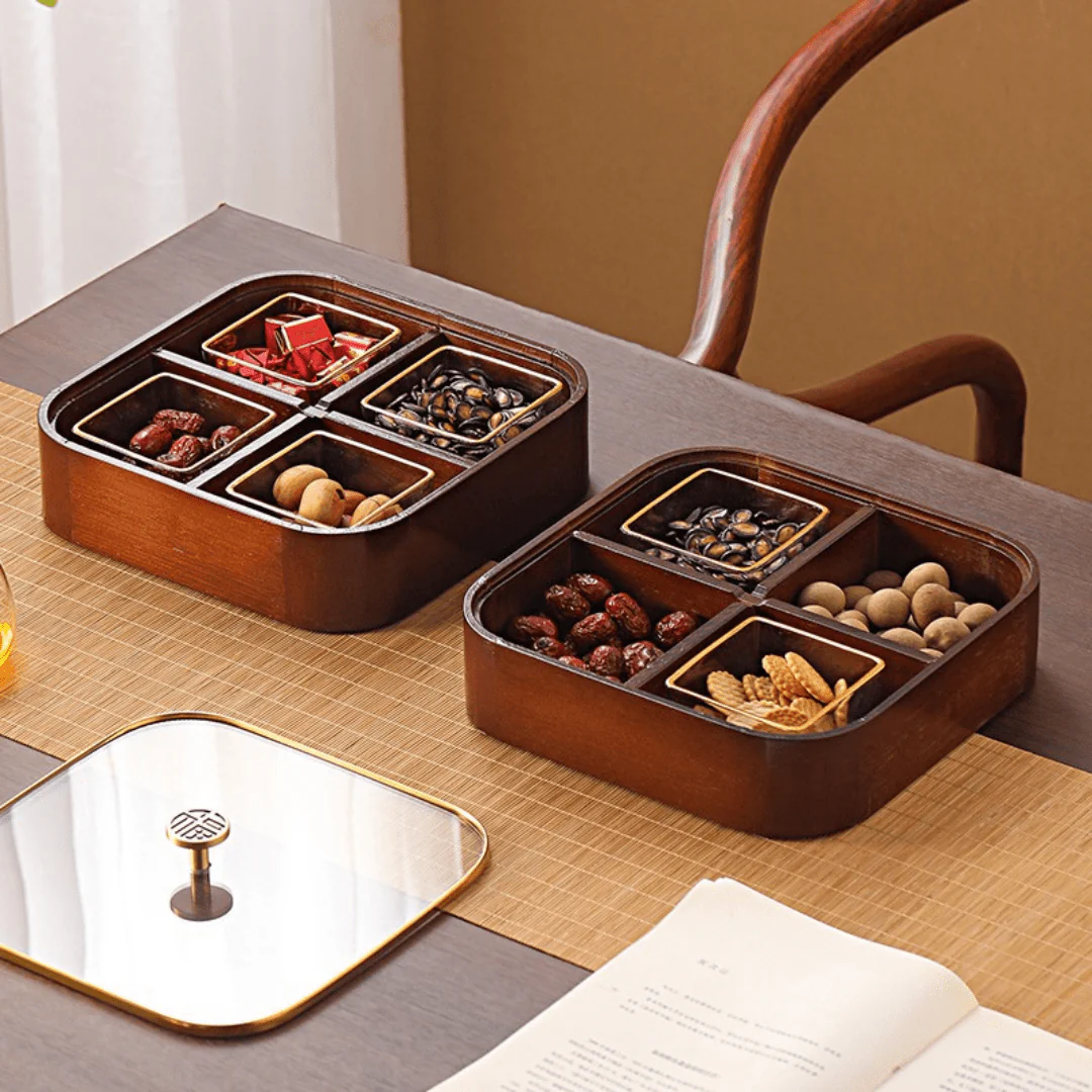 Moisture-Proof Wooden Serving Tray (Single Layer) - Image 4
