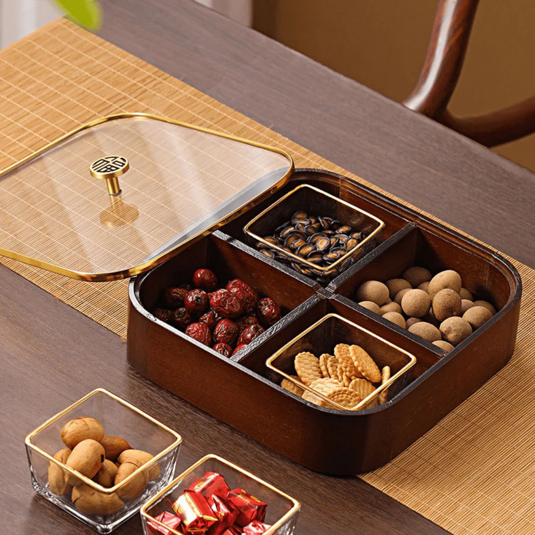 Moisture-Proof Wooden Serving Tray (Single Layer) - Image 6