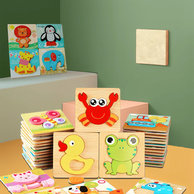 Montessori Wooden Jigsaw Toddler Puzzle