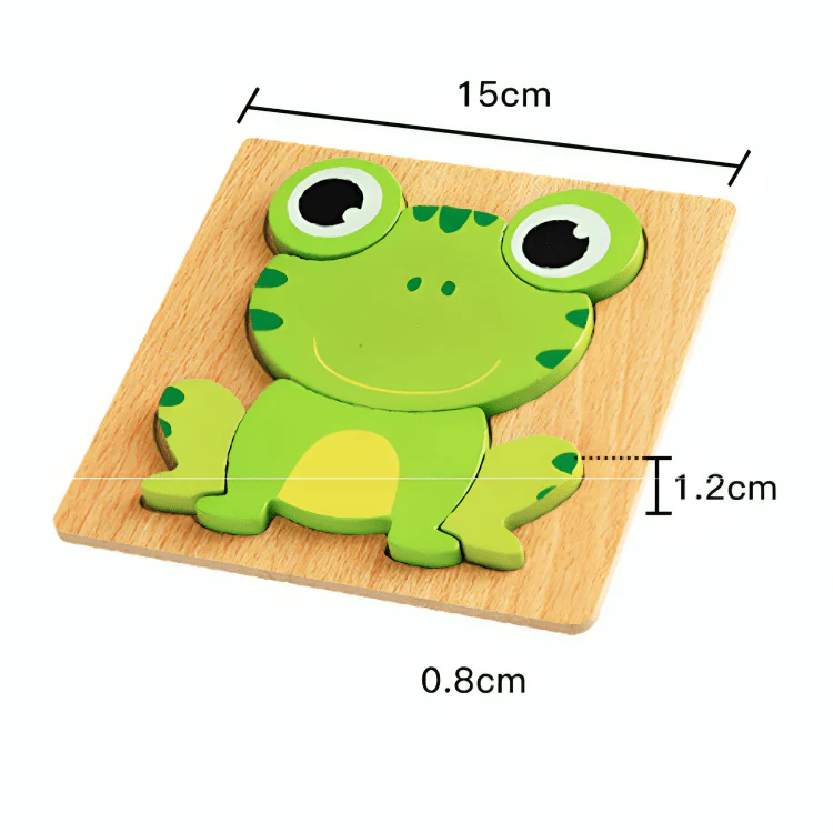 Montessori Wooden Jigsaw Toddler Puzzle - Image 10
