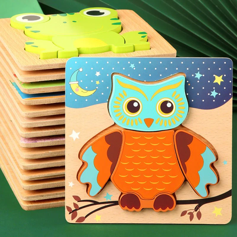 Montessori Wooden Jigsaw Toddler Puzzle - Image 11