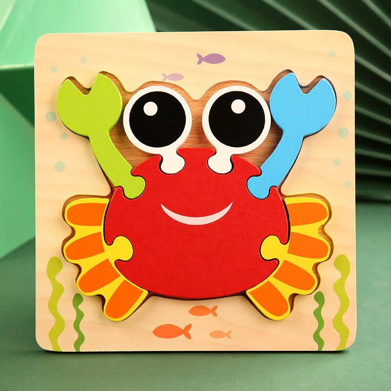 Montessori Wooden Jigsaw Toddler Puzzle - Image 13