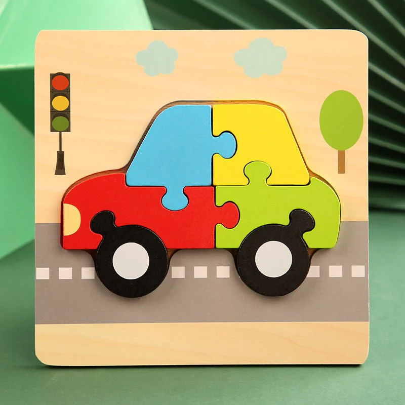 Montessori Wooden Jigsaw Toddler Puzzle - Image 14