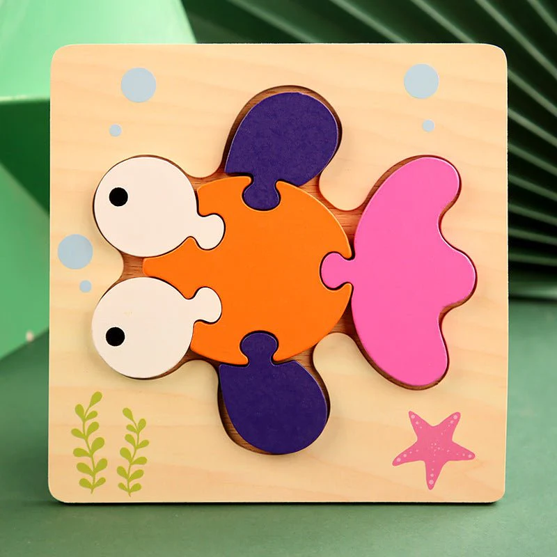 Montessori Wooden Jigsaw Toddler Puzzle - Image 15