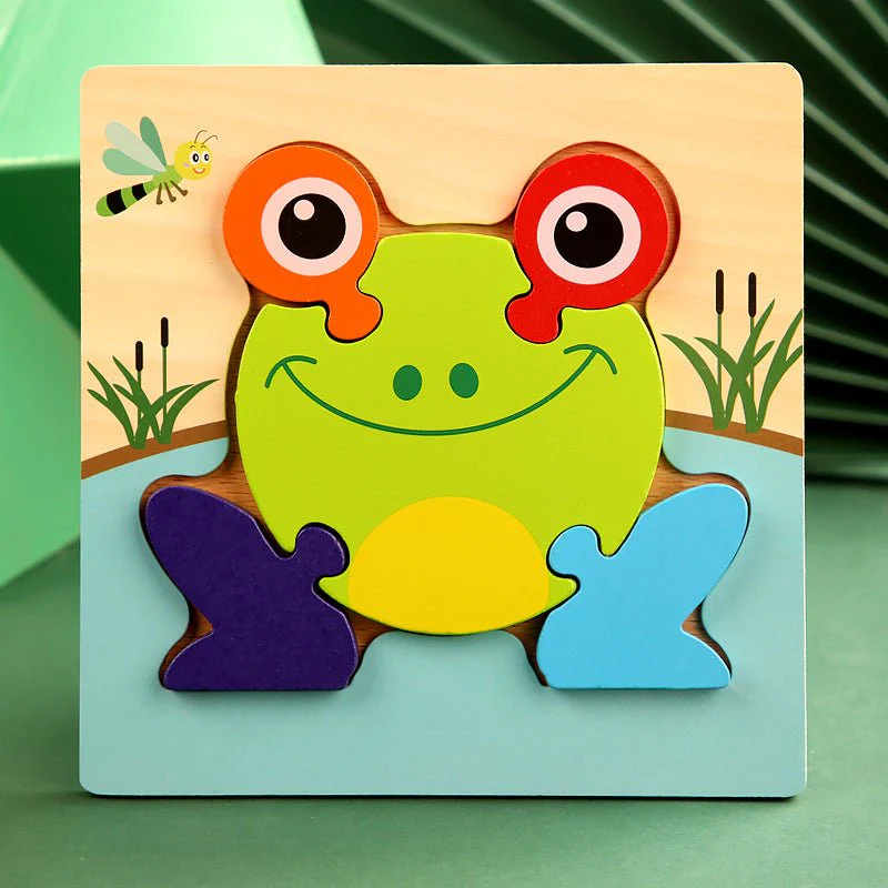 Montessori Wooden Jigsaw Toddler Puzzle - Image 16