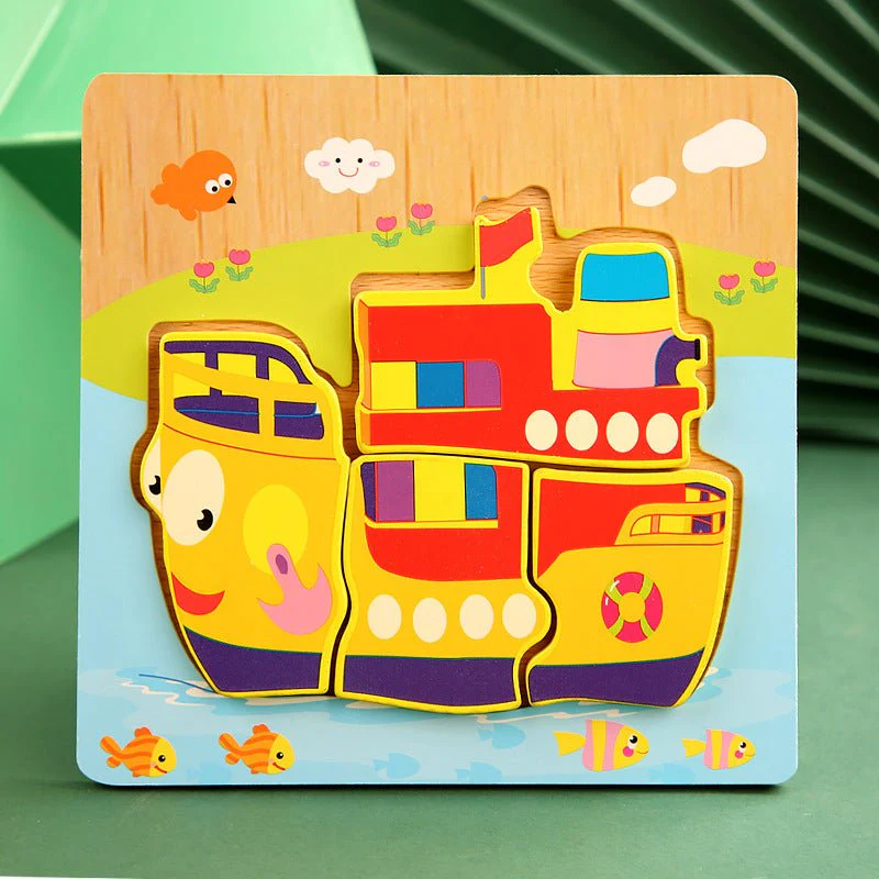 Montessori Wooden Jigsaw Toddler Puzzle - Image 18