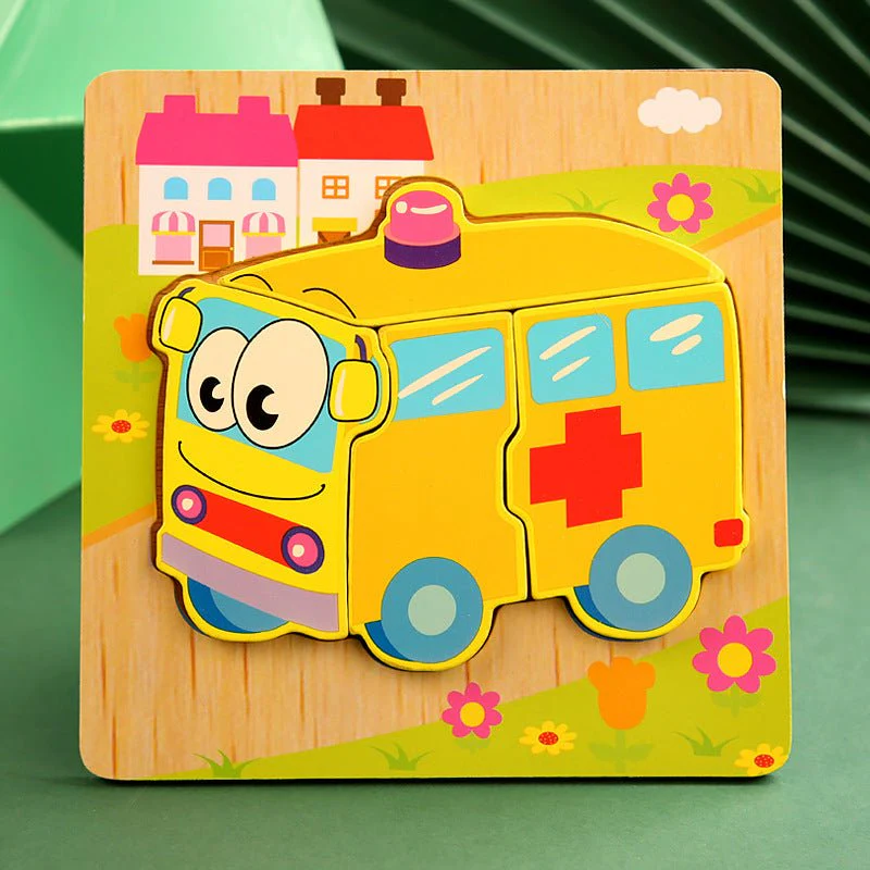 Montessori Wooden Jigsaw Toddler Puzzle - Image 19