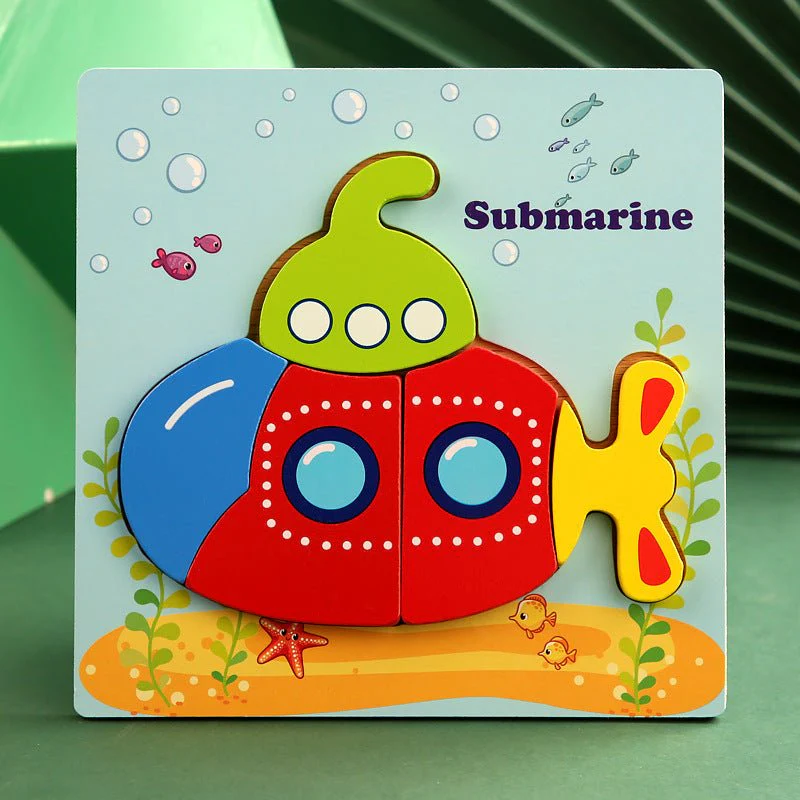Montessori Wooden Jigsaw Toddler Puzzle - Image 20
