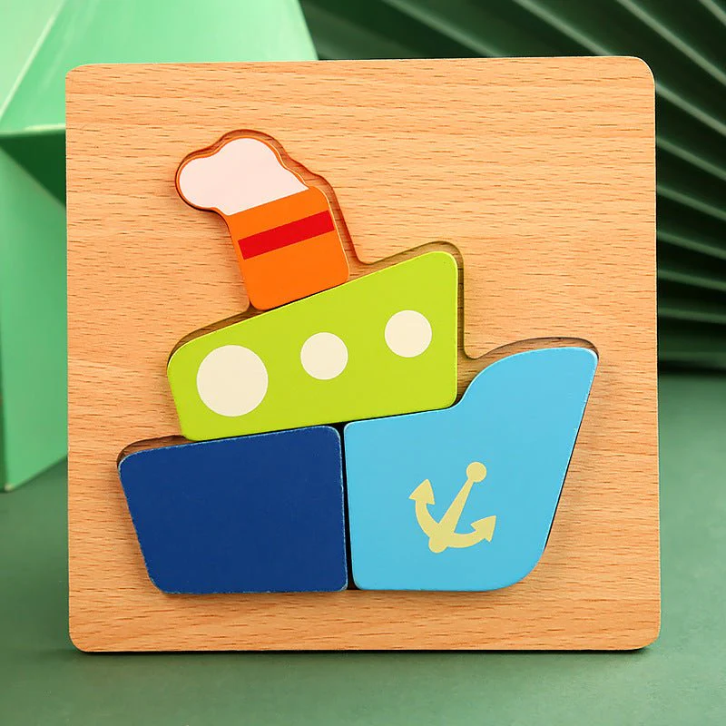 Montessori Wooden Jigsaw Toddler Puzzle - Image 22