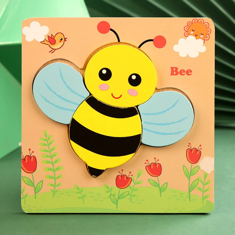 Montessori Wooden Jigsaw Toddler Puzzle - Image 23